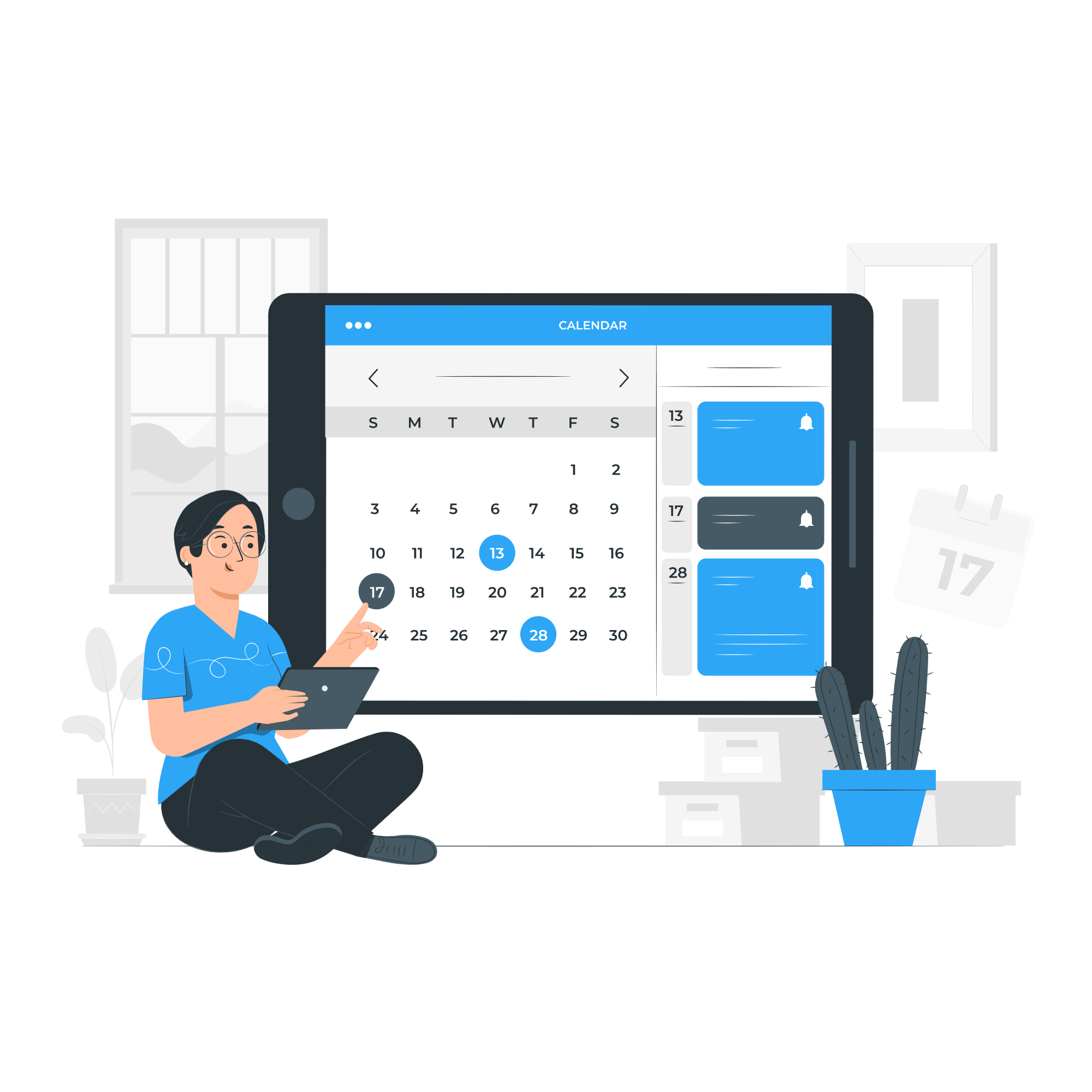 Online calendar-pana
